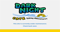 Desktop Screenshot of darknightcavetubing.com